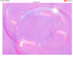 Pink bubble