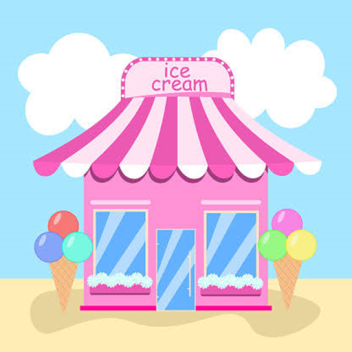 Elsa ice cream shop