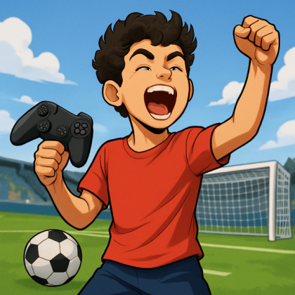 Soccer Celebration with Game Controller Roblox decal
