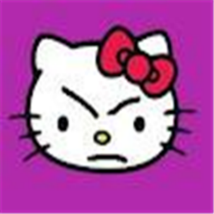 Mad Hello kitty (read Disk) >:) Roblox decal