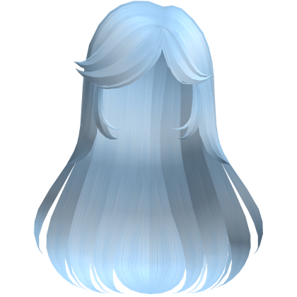Light Blue Cute Long Moe Hair