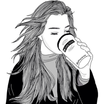 Tmblr girl black and white Roblox decal