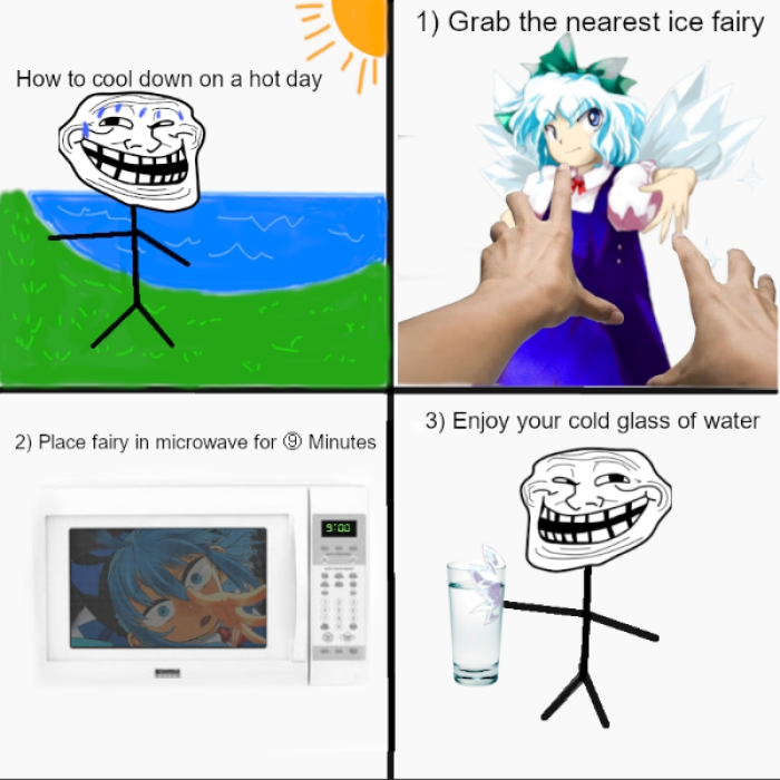 cirno meme Roblox decal