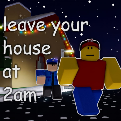 leave your house at 2am official Roblox game thumbnail