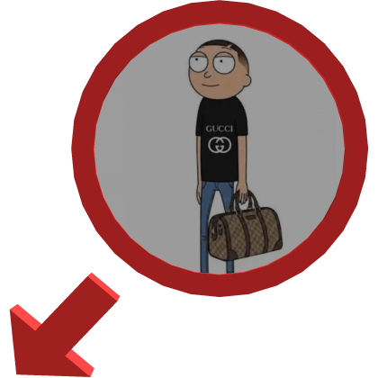 Gucci Morty Meme Roblox item