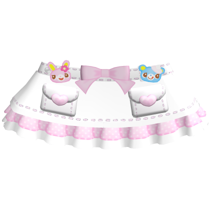 ♡ mezzo piano skirt white cute 