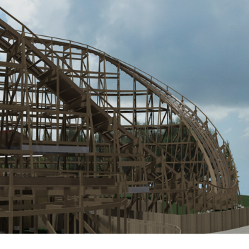 Outlaw Roller Coaster - Adventureland recreation