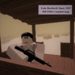 Combat map - Lake Bardawil, Sinai, 1967