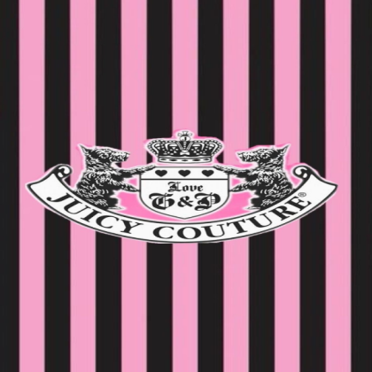 Juicy Couture y2k mcbling poster blanket rug Roblox decal