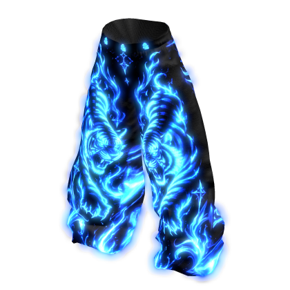 SOLUX - 🌟 EMISSIVE 🌟 BLUE TIGER GLOW PANTS