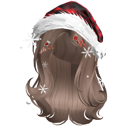 Shy Gentle Swirls w/Santa Hat (Light Brown)