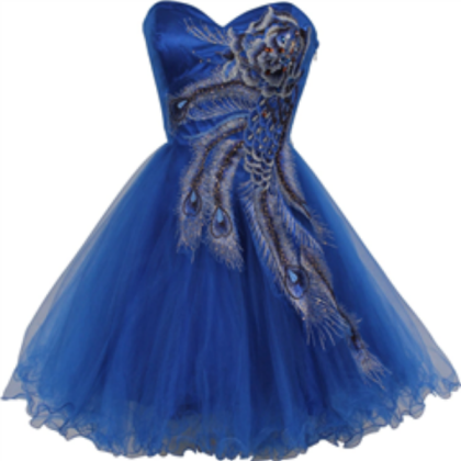 blue dress with cool design Roblox decal