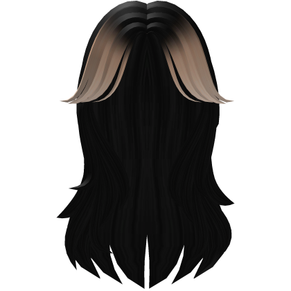 Long Messy Blonde Bangs Hair  Roblox item