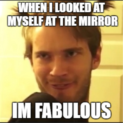 Funny Mirror meme Roblox decal