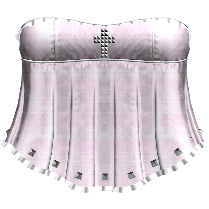 Gothic Pink Plaid Ruffle Dress