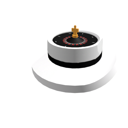 Roulette Top Hat White