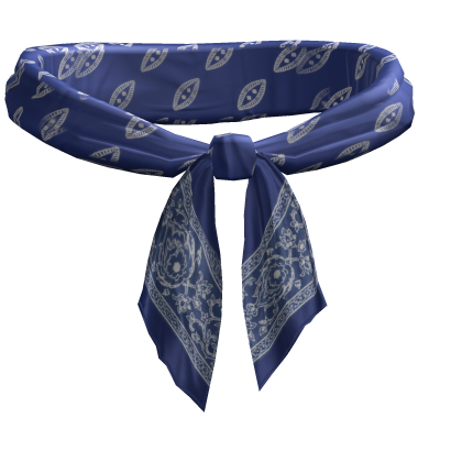 1.0 Paisley Neckerchief Blue Roblox item
