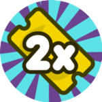 2X Ticket Roblox game pass icon