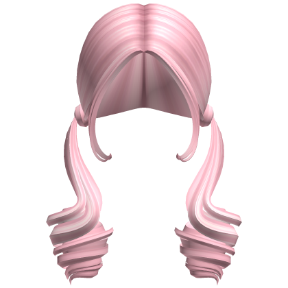 -',ৎ Stunna Tight Low Curly Pigtails in Pink