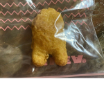Gold chicken nuggets