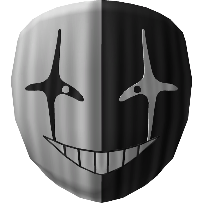 Halloween Creepy Black and White Clown Scary Mask