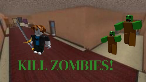 KILL ZOMBIES IN MM2 HOUSE!!!