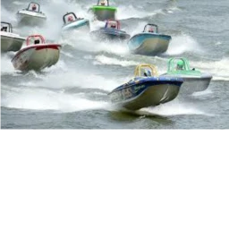 Boat racing icon