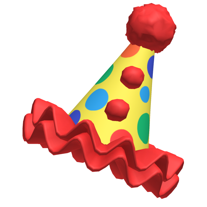 clown party hat