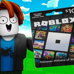 Try to win a robux card icon
