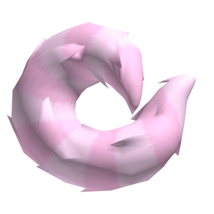 ♡ Big Fluffy Pastel Pink Raccoon Cat Tail ♡