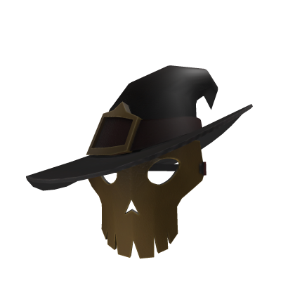 Witch Hat with Skull Mask Roblox item
