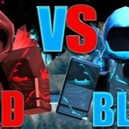 red an blue fights icon