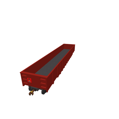 Low-Poly Modern Gondola Train Base
