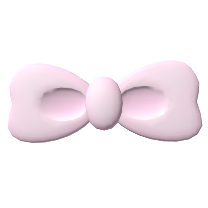 ♡ : cute big pink bow on head Roblox item