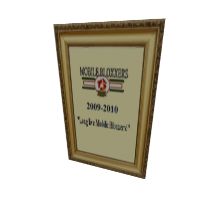 Golden Frame for Mobile Bloxxers