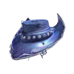 Mourningshade Outlaw Hat (Pearlescent Cornflower)