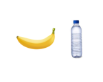 The banana and bottle
