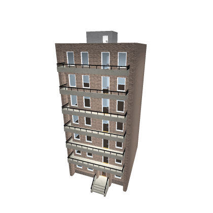 Apartment Building With Interior