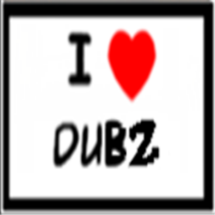 I Heart Dubz! Roblox decal