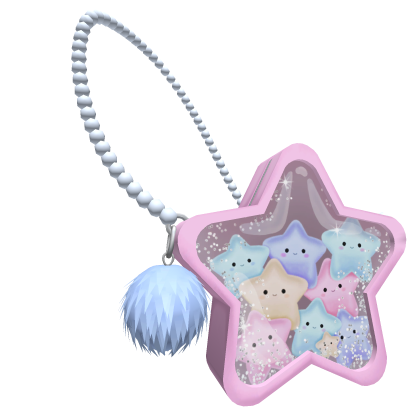 Kawaii Decora Star Crossbody Bag (Pink) thumbnail