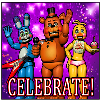 FNaF2: Celebrate Poster Roblox decal