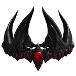 🖤Wicked Gothic Ruby Darken Crown🖤