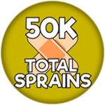 50,000 Total Sprains