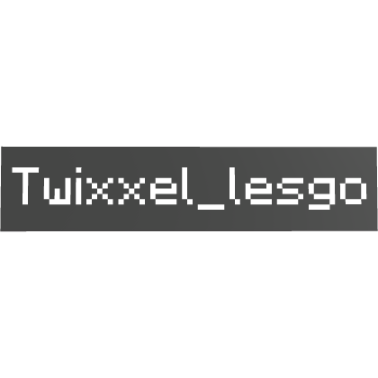 Twixxel Roblox item