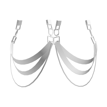 Stylish White Waist Suspender