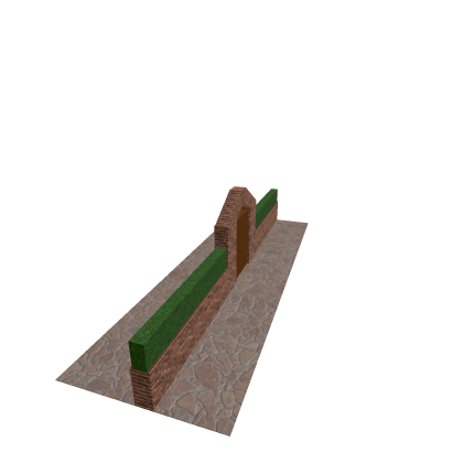 House entrance with fence
with working door