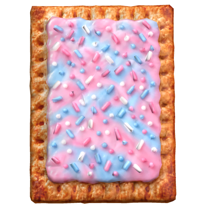 sprinkle iced cookie