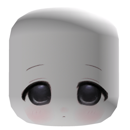 ♡ kawaii moe chibi face mask Roblox item