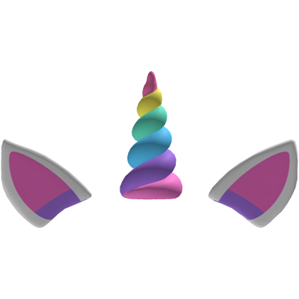 Pastel Unicorn Horns w/ Ears 