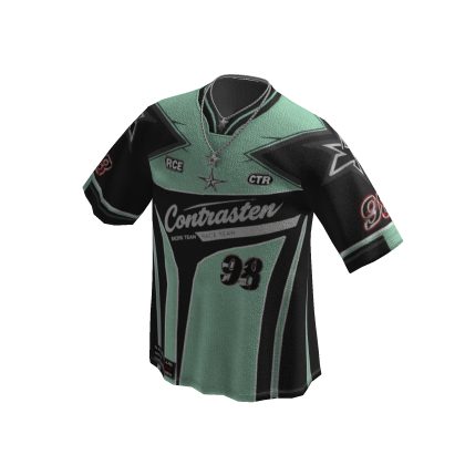 98 Color Block Racing Jersey (Mint)